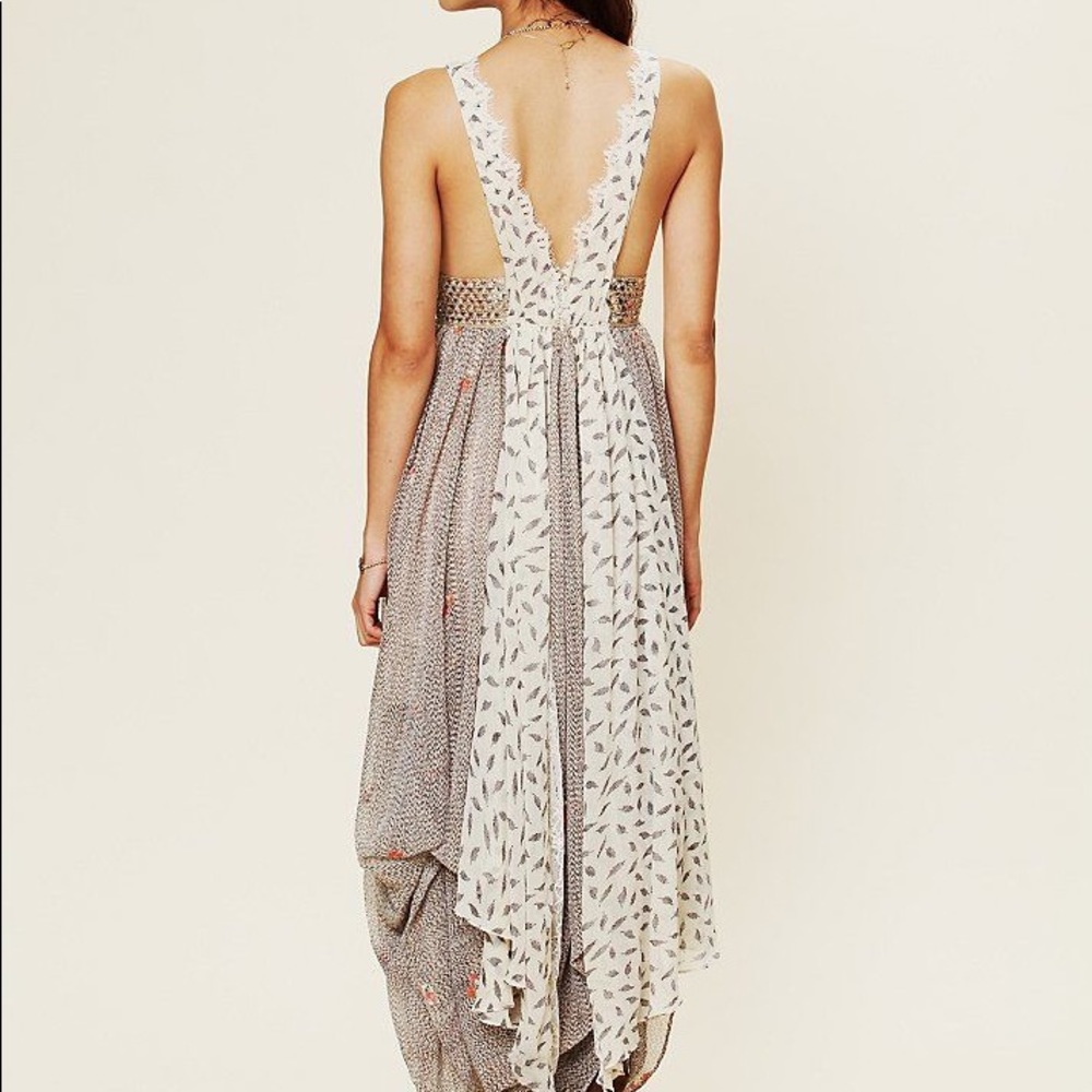 free people pennies from heaven maxi dress size 0 - Picture 4 of 6